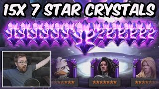 15x 7 Star Crystal Opening  THE BIG CLEANUP  Marvel Contest of Champions [upl. by Christianity]