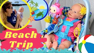 Reborn Baby Skya Finally Goes To The Beach Vacation In The Beautiful Hawaii [upl. by Spatola]