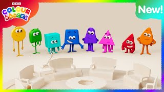 Colour Wheels  FULL EPISODE  S1 E27  Learn Colours  Kids Cartoons  Colourblocks [upl. by Aihsekyw]