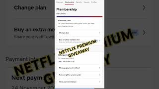 FREE NETFLIX PREMIUM ACCOUNT [upl. by Idarb]