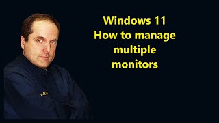 Windows 11 How to manage multiple monitors [upl. by Devol]