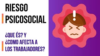 Riesgo Psicosocial ¿Qué es ¿Cómo afecta a los trabajadores ¿Es obligatorio medirlo en Ecuador [upl. by Nnaeilsel]