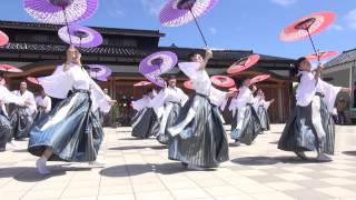 舞幻 さん ♪瞬輝無心～未来へ～ 総湯前会場 能登よさこい 2014 よさこい [upl. by Iggam]