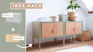 DIY IKEA HACK Schrank Makeover mit RÖDEBY Tablett  Möbel umgestalten [upl. by Grenier586]