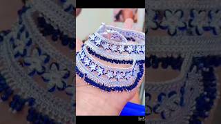 Beautiful design silver jewellery 💫✨ trending poojasharma381 shorts youtubeshorts viralvideo [upl. by Atilem]