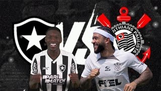 BOTAFOGO X CORINTHIANS CLÁSSICO corinthians botafogo brasileirão [upl. by Ahsinyt]