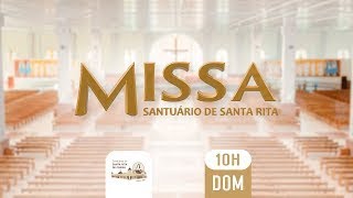 AO VIVO SANTA MISSA  SANTUÁRIO DE SANTA RITA DE CÁSSIA 10H 10112024 [upl. by Sonni]