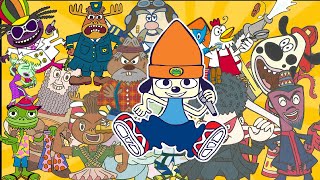 PaRappa The Rapper Series All Songs GOOD [upl. by Ynohtnaluap]