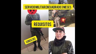 Como hacer tu servicio militar nacional en 3 meses procedimiento rutina papeles y consejos [upl. by Amuh]