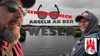 ANGELN AN DER WESER GEWÄSSERCHECK [upl. by Ybsorc892]