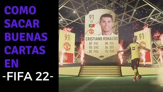 COMO CONSEGUIR BUENAS CARTAS EN FIFA 22 3 METODOSBONUS [upl. by Ahtis728]