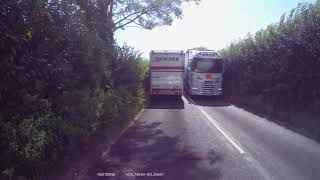 A bit of a tight squeeze with an HGV  Taking the Rapido Motorhome to Crossways in Dorset [upl. by Thissa]