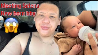 Meeting my sister Selena new born bby blog [upl. by Knipe]