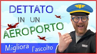 ✈️💥Esercizio di ascolto INGLESE DETTATO in ✈️AEROPORTO Riesci a capire [upl. by Ackerman]