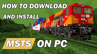 How to download and install MSTS on PC  With easy method  MSTS Indian Railways  Games Platform [upl. by Nichy173]