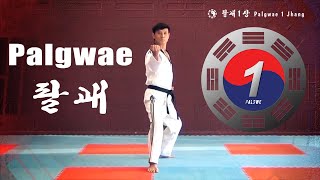 🥋 PALGWE 1 Jang Step by Step Explanation  WT Taekwondo Poomsae  품새 팔괘 1 장  TaekwonWoo [upl. by Elay]