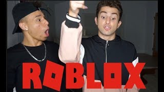 TEACHING TWAIMZ HOW TO PLAY ROBLOX [upl. by Otrebcire]