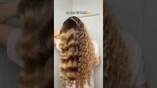 Socks or Braid🧐 music love hairtok hairstyle heatlesscurls hair heatlesshairstyle braids [upl. by Anatniuq]