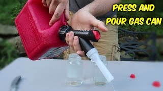 Press and Pour Gas Can Test [upl. by Weiner]