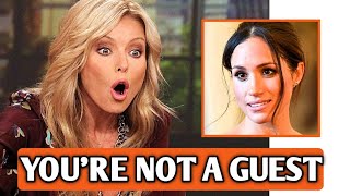 Kelly Ripa ROASTS Meghan As She Appeared Uninvited On Her Live Kelly amp Mark Show amp Flirt With Mark [upl. by Nnyled]