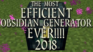 The Fastest Minecraft Obsidian Generator EVER  Simple Bug Exploit [upl. by Animaj427]