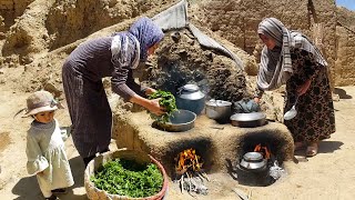 Village Food Secrets  Cooking Vegetable Pilaf in Afghanistan Village [upl. by Tterrab28]