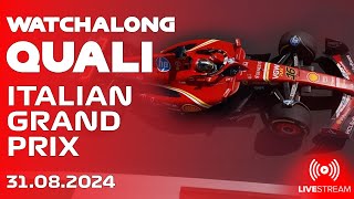 F1 Live Italian Grand Prix 2024 Qualifying  Watchalong  Team Radio  Live Timings  Commentary [upl. by Stafford]