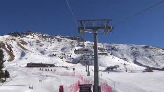 Risalita integrale seggiovia Doppelmayr quotCampanilquot  Pampeago TN  Chairlift  Sessellift [upl. by Morrell]