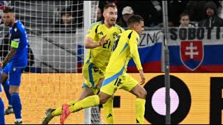 Slovakia vs Sweden 22 Match Highlights amp Goals  Nations League 2024 [upl. by Broek]