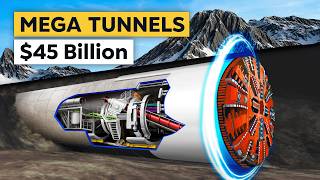 Europes 45BN Mega Tunnels through the Alps [upl. by Lyrred]