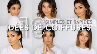 💁🏻‍♀️ 10 IDEES DE COIFFURE sur CHEVEUX COURTS Simples et Rapides  Lisa Ngo [upl. by Mendez]