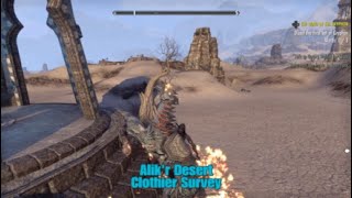 ESO Alikr Desert Clothier Survey Location The Elder Scrolls Online [upl. by Gad]