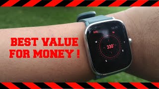 Amazfit GTS 2 Mini Full Review  Workout Test GPS Accuracy Test Function amp Features Pros amp Cons [upl. by Sikram820]