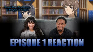 My Senpai is a Bunny Girl  Rascal Does Not Dream of Bunny Girl Senpai Ep 1 Reaction [upl. by Avilo]