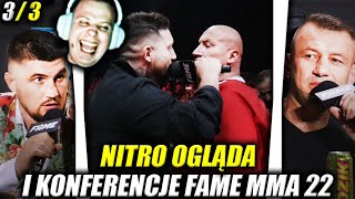 NITRO OGLĄDA I KONFERENCJE FAME MMA 22  BOXDEL VS NAJMAN 33 [upl. by Rebba912]