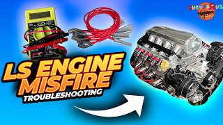 LS Engine Misfire Troubleshooting  Testing Spark Plug Wires Step By Step [upl. by Refinne]