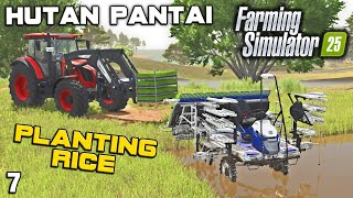 LETS TRY OUT THE NEW ISEKI PLANTER 25 Hutan Pantai FS25 Ep 7 [upl. by Vaclava432]