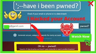 Have I Been pwned In Tamil  DATA BREACH 2021  Tech Siththan  HACKER  Tamil Tech TamilTech [upl. by Ancell]