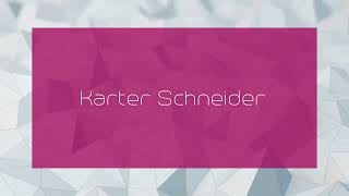 Karter Schneider  appearance [upl. by Kylstra206]