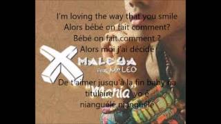 X maleya ft Mr Leo Maria Lyrics [upl. by Klehm682]