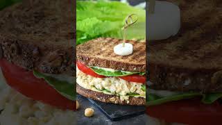 Delicious Vegan Chickpea Salad Sandwich Your Perfect PlantBased Lunch [upl. by Issej]