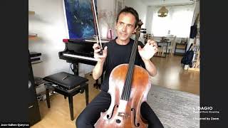 JeanGuihen Queyras Bach Cello Suites  Suite 2 Sarabande Hommage to Ingmar Bergman [upl. by Cr]