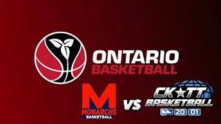 OBA 2K13 Ckatt NOF vs Mississauga Monarchs Div 3 opening weekend at Mother Teresa London On [upl. by Nwadal386]