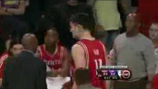 Ron Artest gets Ejected after a Kobe Bryant Elbow FULL VID [upl. by Zeuqram]