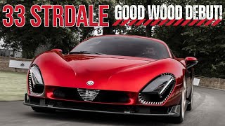 Alfa Romeo 33 Stradale Makes UK Debut AT Goodwood Festival Of Speed 2024 [upl. by Nelyt454]