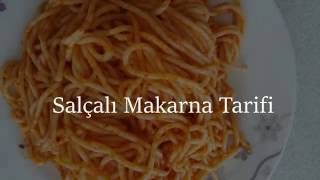 SALÃ‡ALI SPAGETTÄ° NASIL YAPILIRENFES MAKARNA TARÄ°FÄ°2 DAKÄ°KADA DETAYLI ANLATIM [upl. by Larkins]