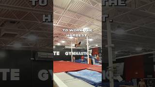 Training triple pike THE HARDEST FLOOR PASS gymnastics gymnast gym olympicd tumbling [upl. by Erdne587]