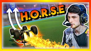 I challenged Rizzo to a game of HORSE in Rocket League freestyle challenge [upl. by Dori962]