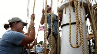 Whaleship Charles W Morgan returns to New Bedford [upl. by Hsital586]