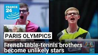 French tabletennis brothers become unlikely Olympic stars • FRANCE 24 English [upl. by Southworth306]